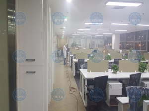 望京科技园企业新装修办公室空气治理、办公室除甲醛、甲醛治理净化项目